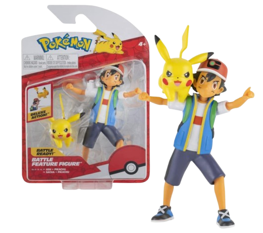 pokemon ash and pikachu battle action