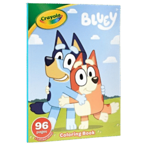 bluey 96 page colouring book