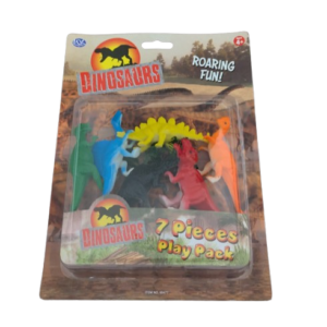 dinosaur 7 piece play set