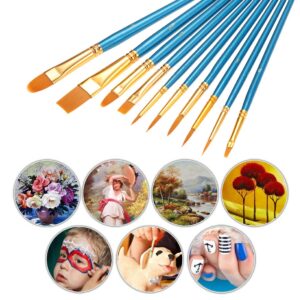 face painting brushes (10 pack)