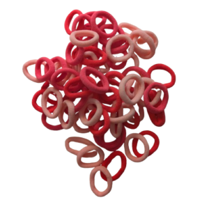 kids hair bobbles ties (pink mix)