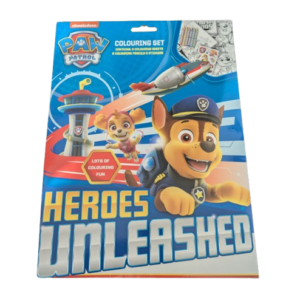 paw patrol colouring set