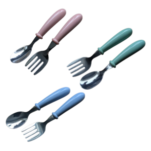 Kids Cutlery Fork and Spoon (2 Pack)